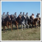 A soproni Nádasdy-huszárok a Nemzetközi lovassági napokon