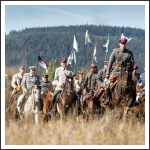 A soproni Nádasdy-huszárok a Nemzetközi lovassági napokon