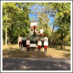 A soproni Nádasdy-huszárok a Nemzetközi lovassági napokon