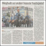 Elhunyt Hajnóczky Béla, az utolsó magyar huszár hadapród