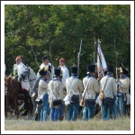 Ismét dörögtek az ágyúk a Mészeg-hegy lábánál (fotó: Berlingerné Kiss Orsolya)