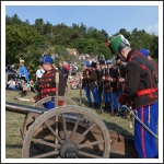 Ismét dörögtek az ágyúk a Mészeg-hegy lábánál (fotó: Berlingerné Kiss Orsolya)