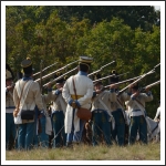 Ismét dörögtek az ágyúk a Mészeg-hegy lábánál (fotó: Berlingerné Kiss Orsolya)