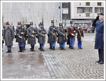 Harc a városközpontban (fotó: Galambos Sándor)