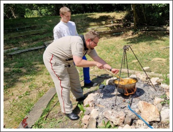 A pestvármegyei kadétzászlóalj 1. táborozása