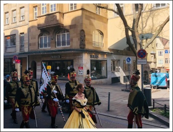 Magyar huszárok Stuttgartban