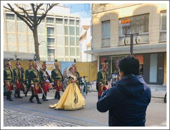 Magyar huszárok Stuttgartban