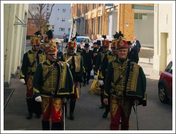 Magyar huszárok Stuttgartban