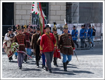 Budavár visszavételére emlékeztünk a Honvéd Emlékműnél (fotó: Pető István)
