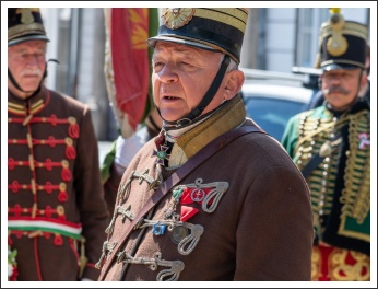 Budavár visszavételére emlékeztünk a Honvéd Emlékműnél (fotó: Pető István)