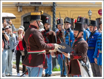 Budavár visszavételére emlékeztünk a Honvéd Emlékműnél (fotó: Pető István)