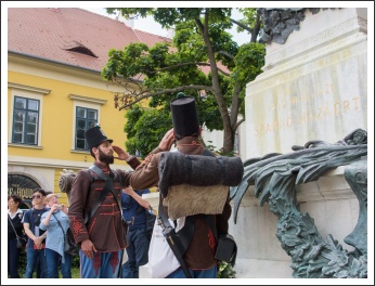 A Szövetség honvédelem napi megemlékezései, Budavári ostrom csatajáték - fotó: Pető István