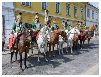 A magyar honvéd gyalogság és tüzérség ünnepe a Budai Várban (fotó: Pető István)