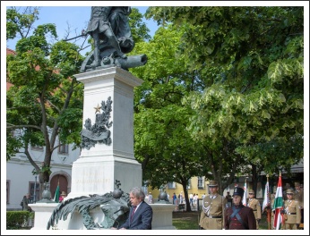 A magyar honvéd gyalogság és tüzérség ünnepe a Budai Várban (fotó: Pető István)