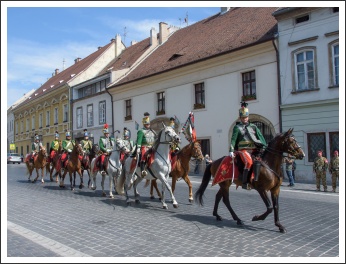 A magyar honvéd gyalogság és tüzérség ünnepe a Budai Várban (fotó: Pető István)