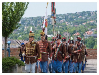 A magyar honvéd gyalogság és tüzérség ünnepe a Budai Várban (fotó: Pető István)