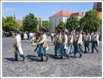 A magyar honvéd gyalogság és tüzérség ünnepe a Budai Várban (fotó: Pető István)