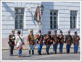 A magyar honvéd gyalogság és tüzérség ünnepe a Budai Várban (fotó: Pető István)
