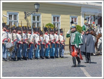 A magyar honvéd gyalogság és tüzérség ünnepe a Budai Várban (fotó: Pető István)