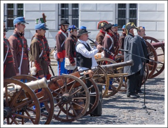 A magyar honvéd gyalogság és tüzérség ünnepe a Budai Várban (fotó: Pető István)