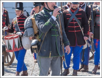 A magyar honvéd gyalogság és tüzérség ünnepe a Budai Várban (fotó: Pető István)