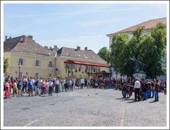 A magyar honvéd gyalogság és tüzérség ünnepe a Budai Várban (fotó: Pető István)