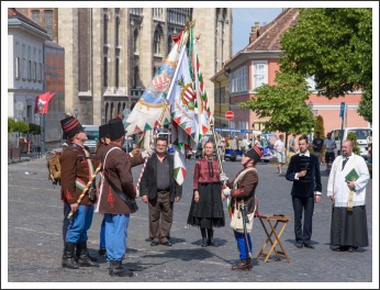A magyar honvéd gyalogság és tüzérség ünnepe a Budai Várban (fotó: Pető István)