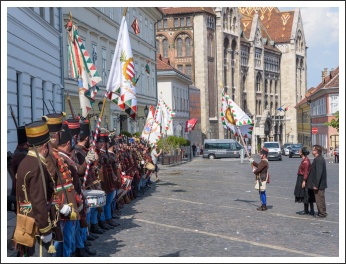 A magyar honvéd gyalogság és tüzérség ünnepe a Budai Várban (fotó: Pető István)