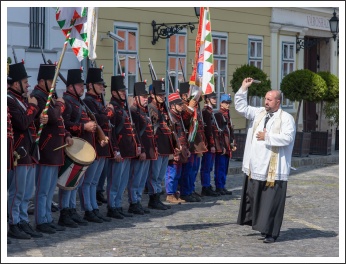 A magyar honvéd gyalogság és tüzérség ünnepe a Budai Várban (fotó: Pető István)