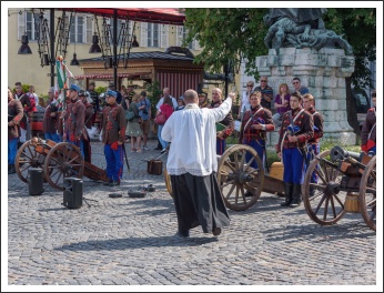 A magyar honvéd gyalogság és tüzérség ünnepe a Budai Várban (fotó: Pető István)