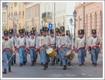 A magyar honvéd gyalogság és tüzérség ünnepe a Budai Várban (fotó: Pető István)