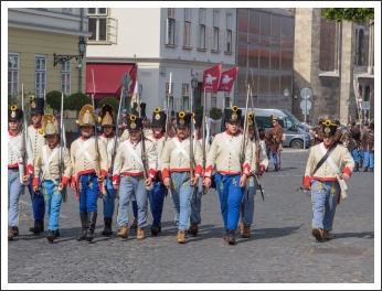 A magyar honvéd gyalogság és tüzérség ünnepe a Budai Várban (fotó: Pető István)