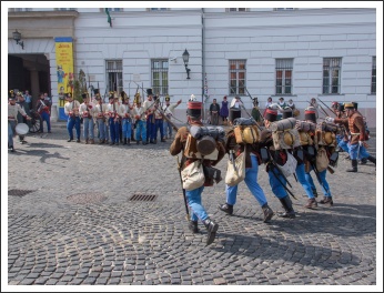 A magyar honvéd gyalogság és tüzérség ünnepe a Budai Várban (fotó: Pető István)