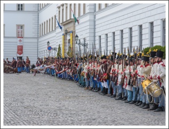 A magyar honvéd gyalogság és tüzérség ünnepe a Budai Várban (fotó: Pető István)