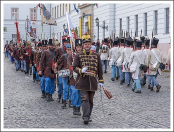 A magyar honvéd gyalogság és tüzérség ünnepe a Budai Várban (fotó: Pető István)
