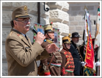 A Magyar Honvédség megalakulásának 175. évfordulójára emlékeztünk (fotó: Pető István)