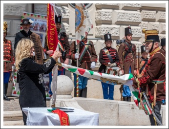 A Magyar Honvédség megalakulásának 175. évfordulójára emlékeztünk (fotó: Pető István)