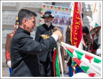 A Magyar Honvédség megalakulásának 175. évfordulójára emlékeztünk (fotó: Pető István)