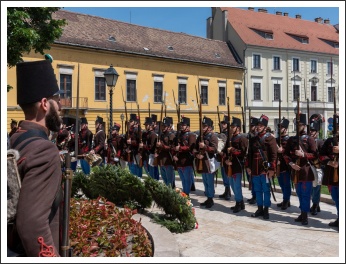 A Magyar Honvédség megalakulásának 175. évfordulójára emlékeztünk (fotó: Pető István)