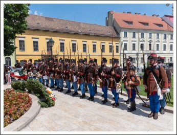 A Magyar Honvédség megalakulásának 175. évfordulójára emlékeztünk (fotó: Pető István)