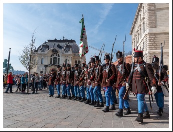 Honvéd toborzók a Budavári Palotában (fotó: Pető István)