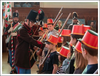Honvéd toborzók a Budavári Palotában (fotó: Pető István)