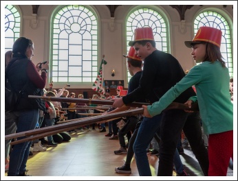 Honvéd toborzók a Budavári Palotában (fotó: Pető István)