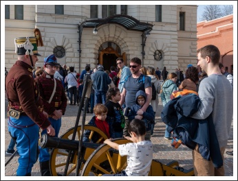 Honvéd toborzók a Budavári Palotában (fotó: Pető István)