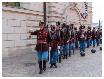 Honvéd toborzók a Budavári Palotában (fotó: Pető István)