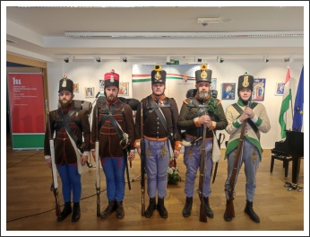 Magyar '48-as hagyományőrzők Prágában és Zágrábban