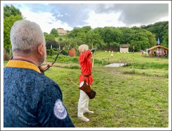 Nemzetközi verseny a pátyi íjászpályán